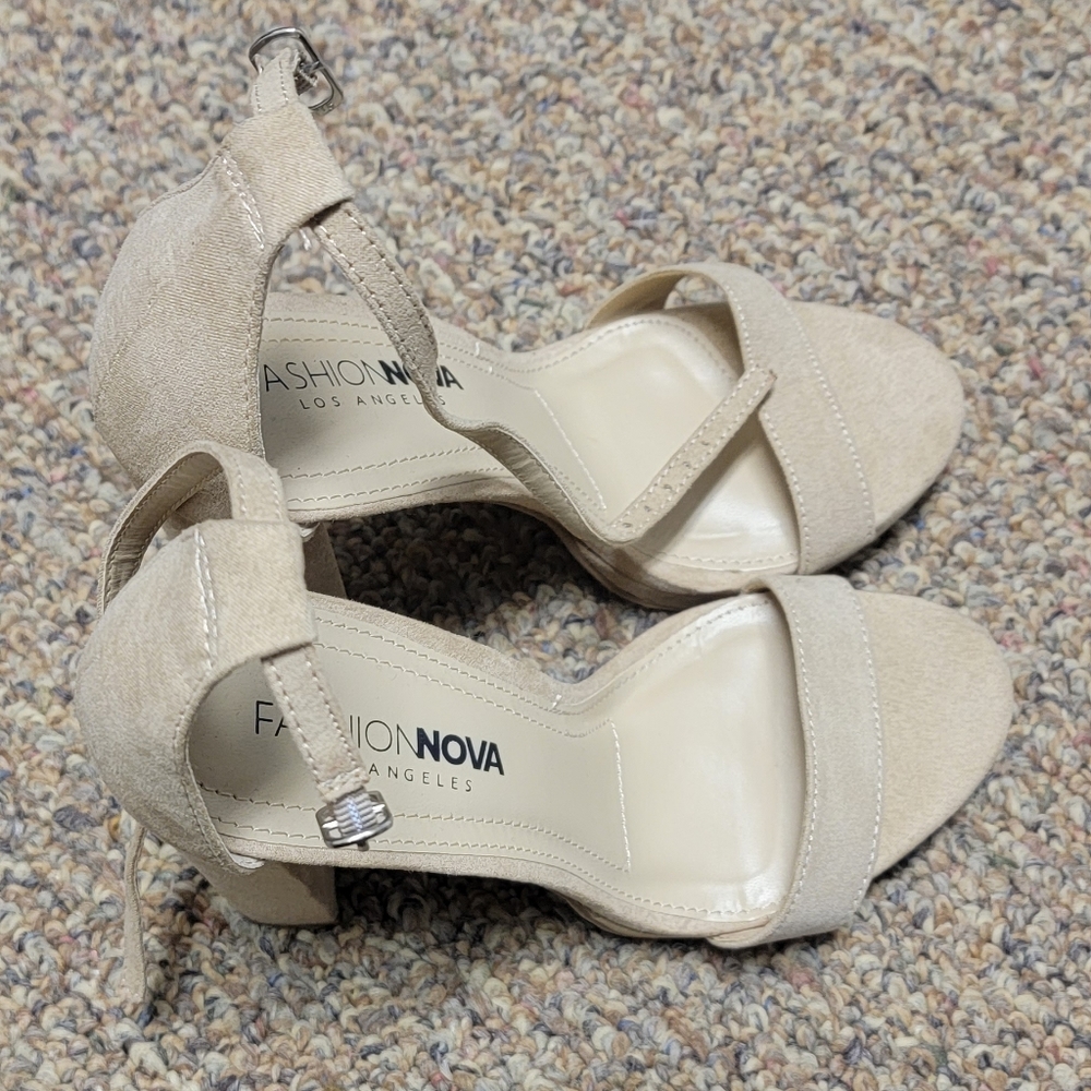 Fashion Nova Heels, Size 7
